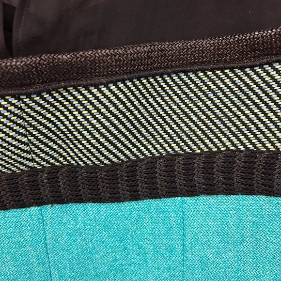 Missoni Teal and Black Dress with Black Illusion Neckline, Sz S - Picture 6 of 8